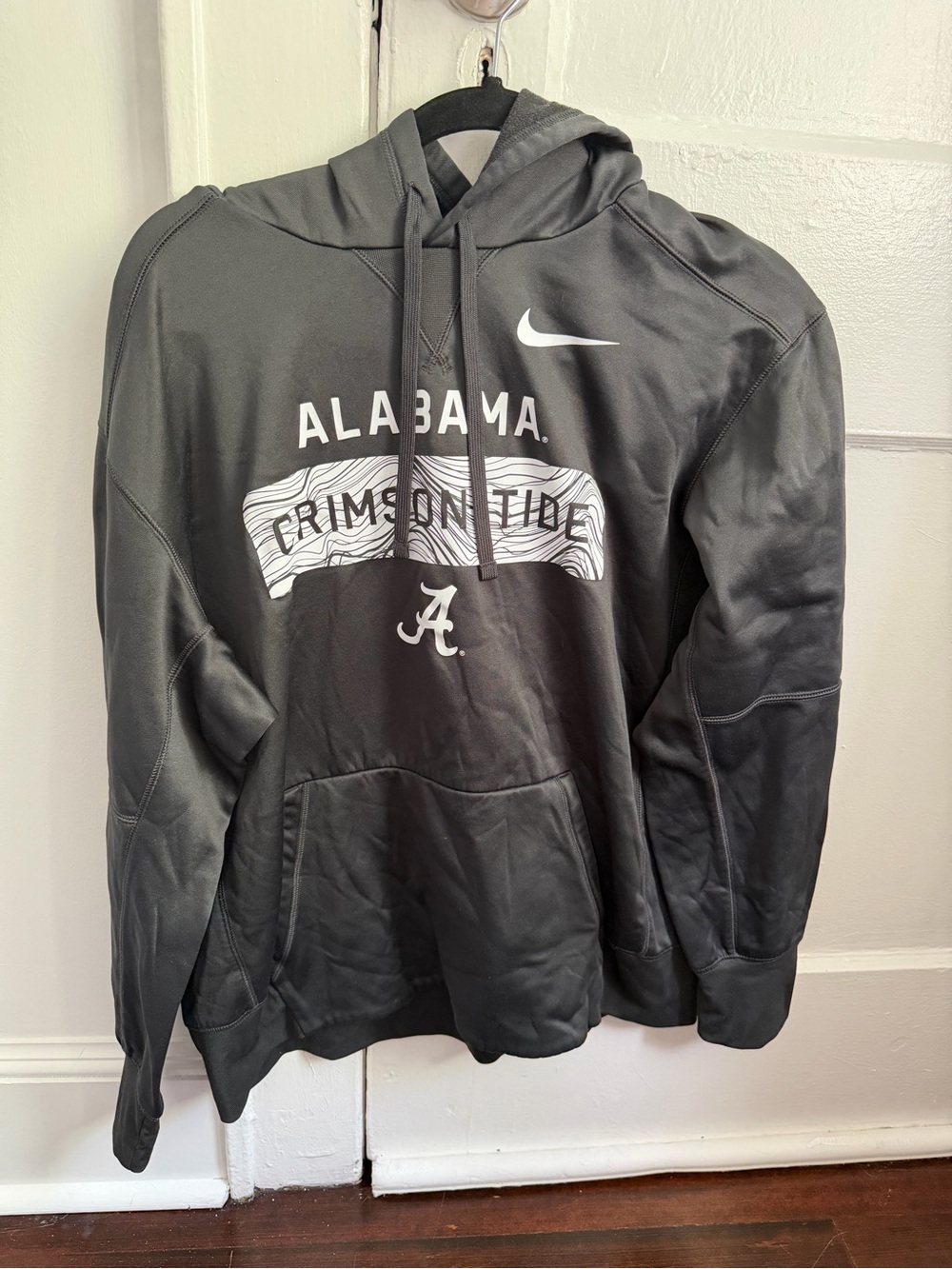 Nike Alabama Crimson Tide Gray Pullover Hoodie